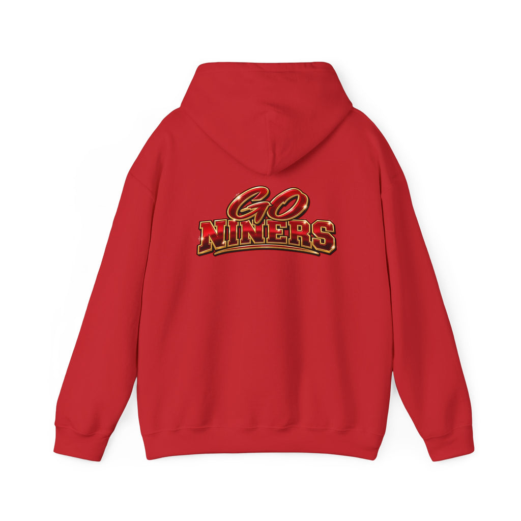 49ers Retro Fan Hoodie — "Go Niners" Vintage Football Graphic