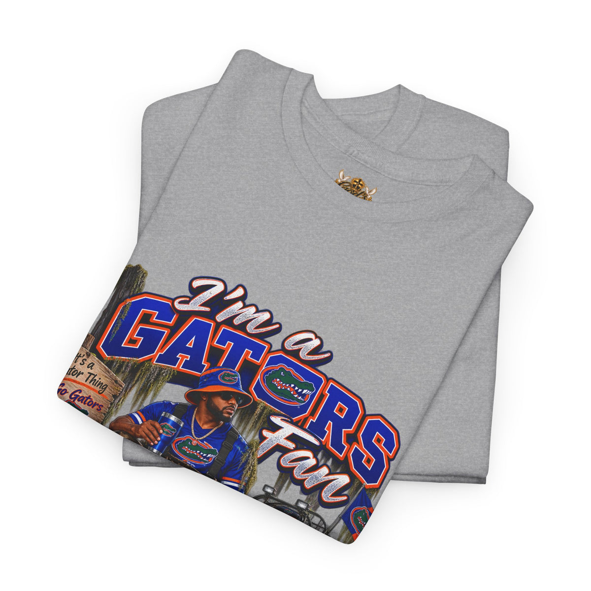 Gators Fan T-Shirt – “I’m a Gators Fan / Gator For Life” Swamp Football Tee