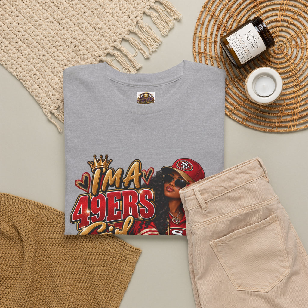 49ers Girl T-Shirt — "I'm a 49ers Girl" Fan Tee, Go Niners Football Shirt