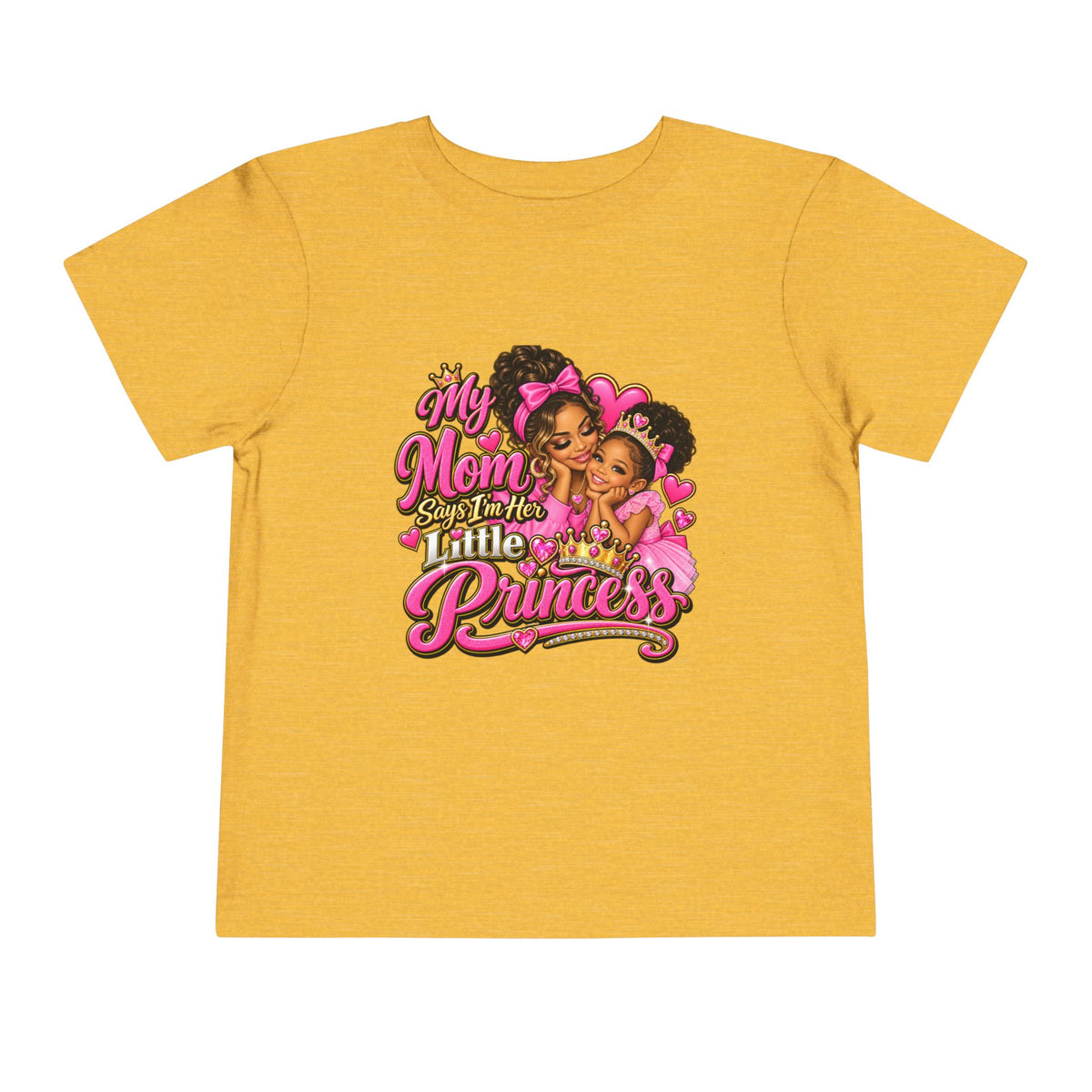 Toddler Tee — “My Mom Calls Me Her Little Princess” Cute Pink Princess Graphic