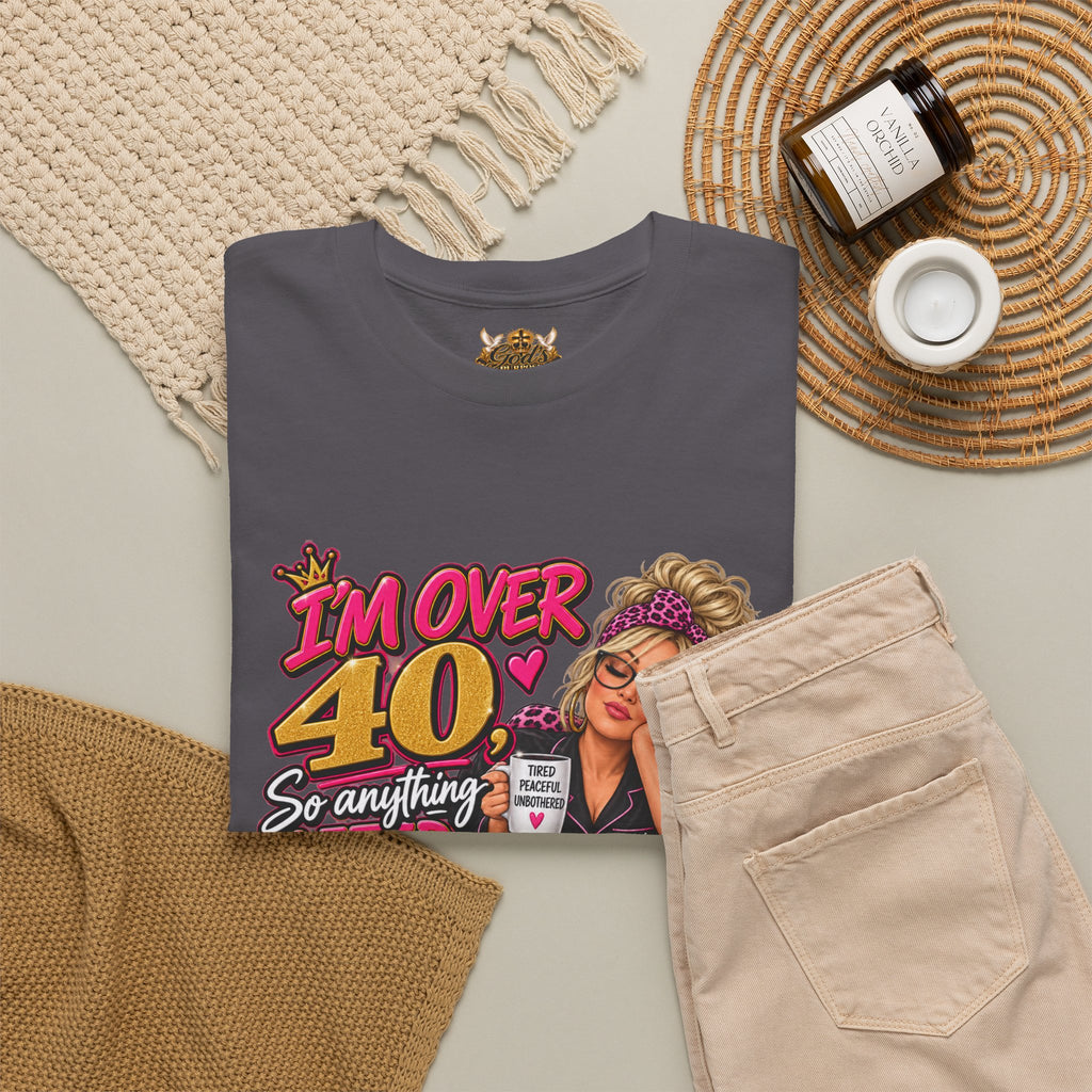 Over 40 Bedtime Vibes Tee
