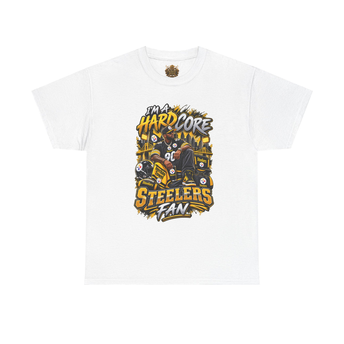 Hardcore Steelers Fan T-Shirt — Retro Pittsburgh Football Tee