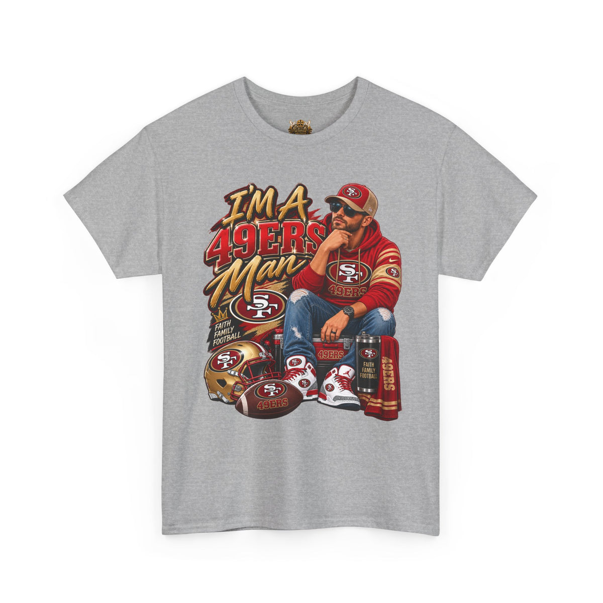 49ers Fan T-Shirt - "I'm a 49ers Man" Vintage Football Tee