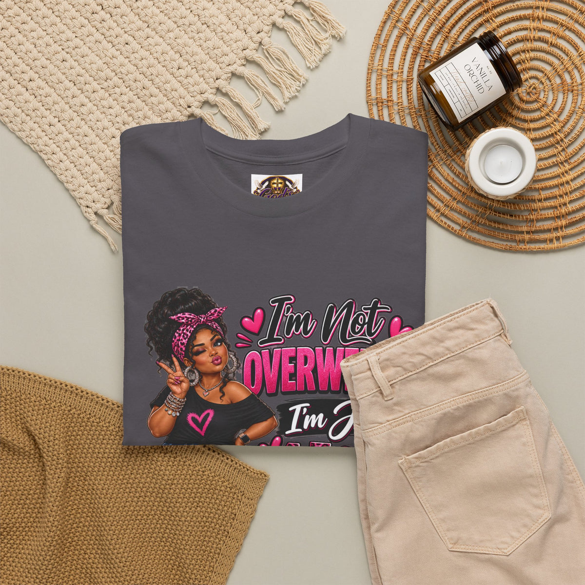 “I’m Not Overweight I’m Just A Lot To Love” Plus-Size Empowerment T-Shirt