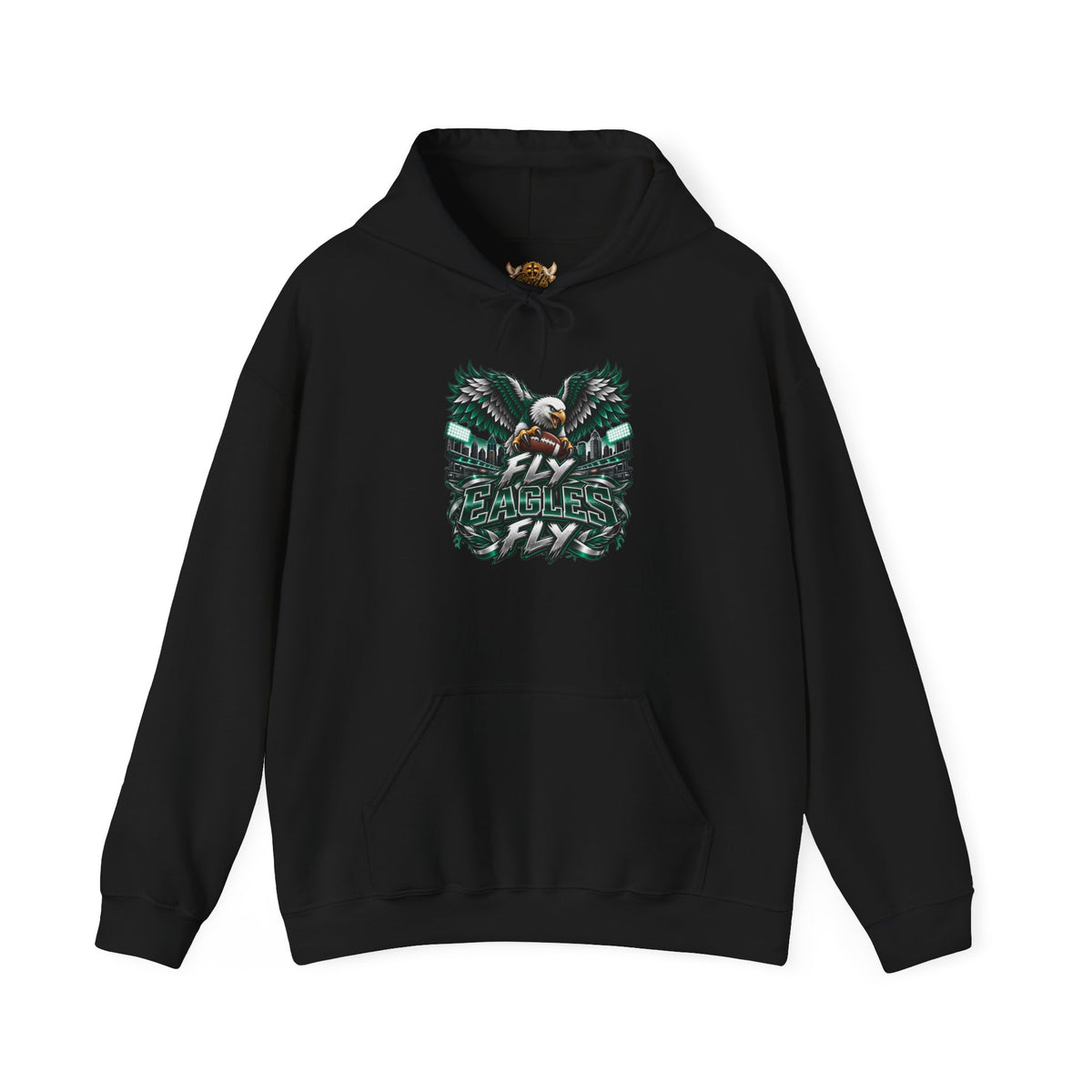 Eagles For Life Hoodie — Bold Eagle Graphic Football Fan Pullover