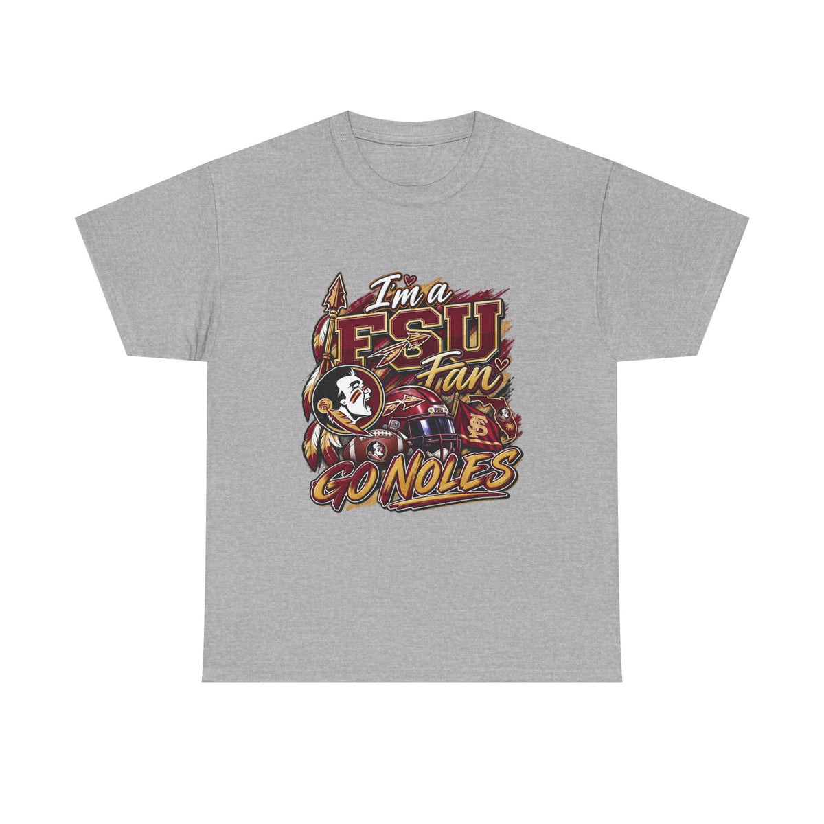 FSU Fan Tee – "I'm a FS U Fan Go Noles" Florida State Seminoles Graphic T-Shirt