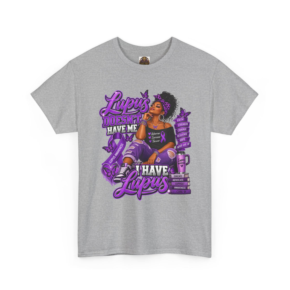 Lupus Awareness T‑Shirt — "Lupus Doesn't Have Me, I Have Lupus" Empowerment Tee
