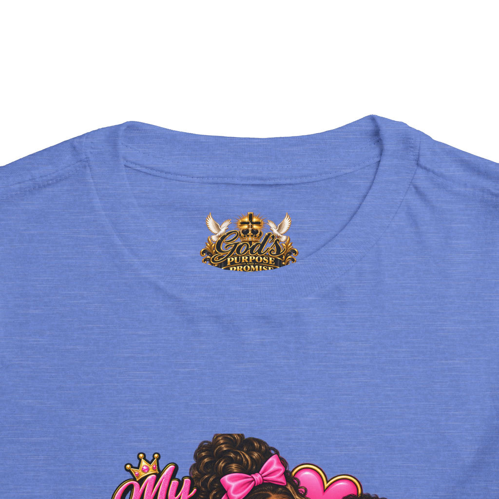 Toddler Tee — “My Mom Calls Me Her Little Princess” Cute Pink Princess Graphic