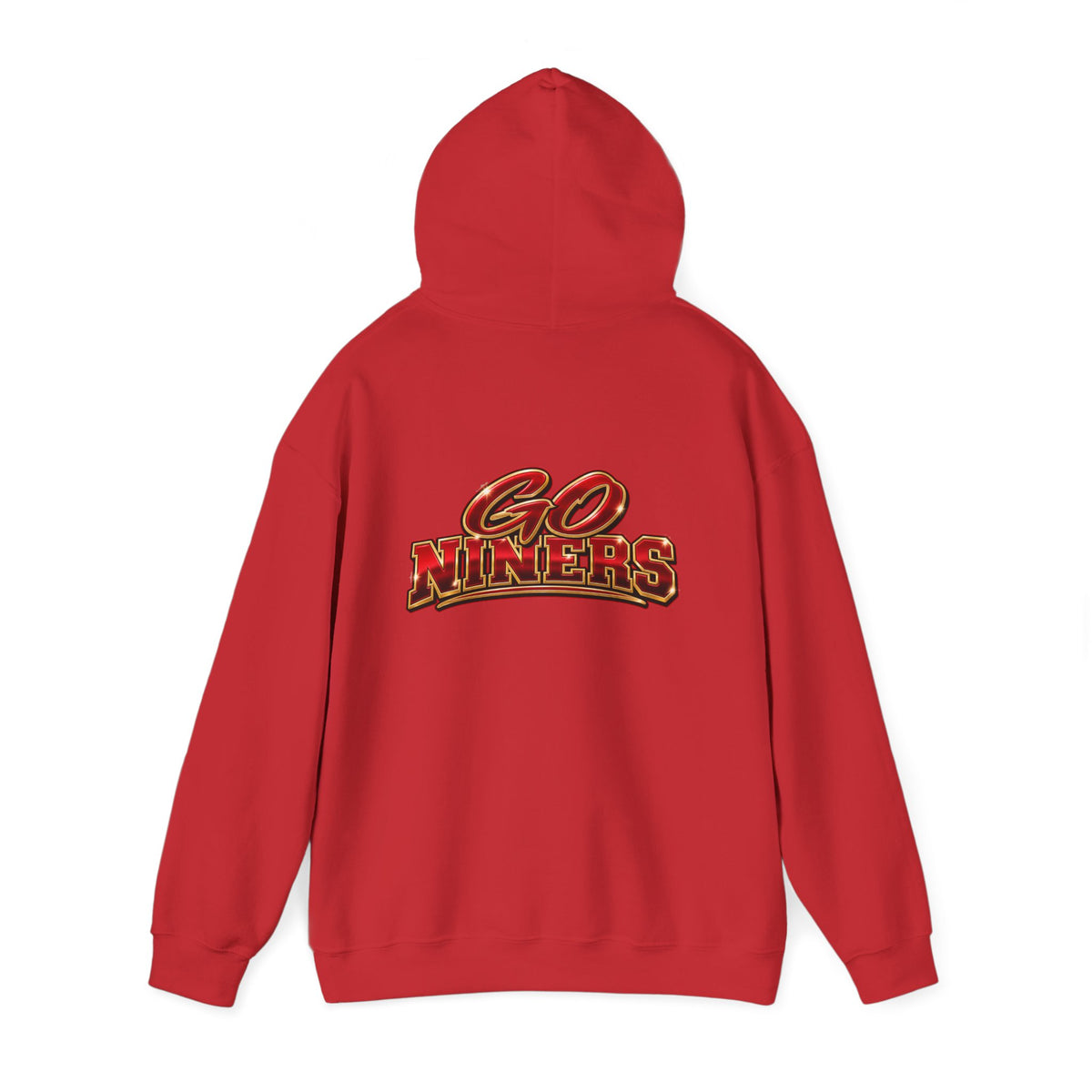 49ers Retro Fan Hoodie — "Go Niners" Vintage Football Graphic