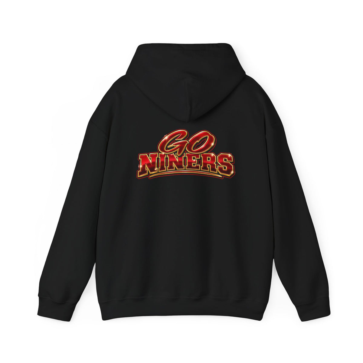 49ers Retro Fan Hoodie — "Go Niners" Vintage Football Graphic