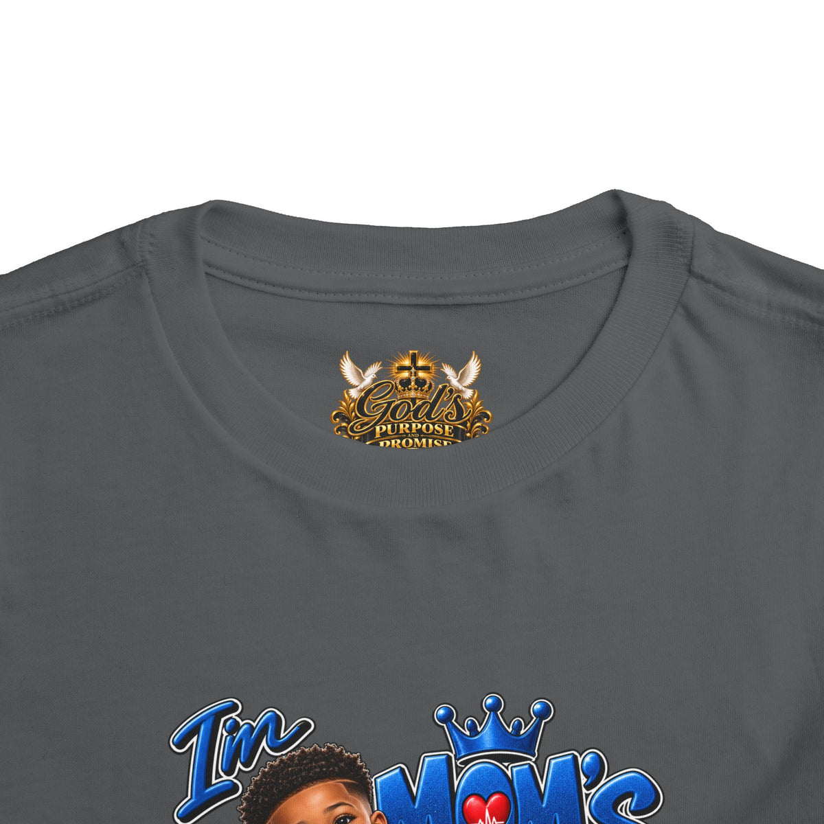 Toddler 'Mom's Little Doctor' Short Sleeve Tee - Cute Kids Doctor Playful Shirt
