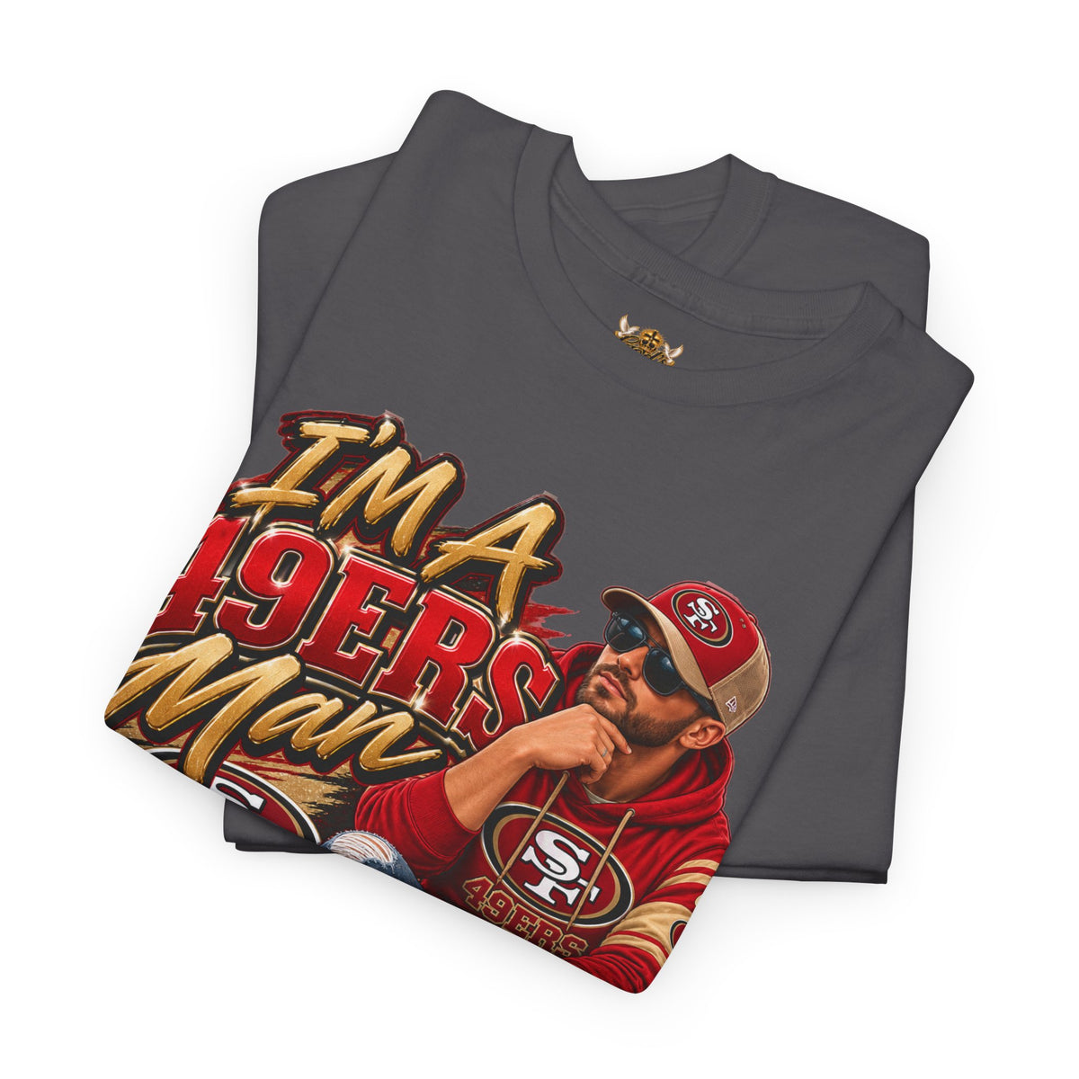 49ers Fan T-Shirt - "I'm a 49ers Man" Vintage Football Tee