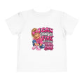 Toddler Tee — "I Can Count to Five But I Can Only Tie My Shoe" Cute Girl Graphic