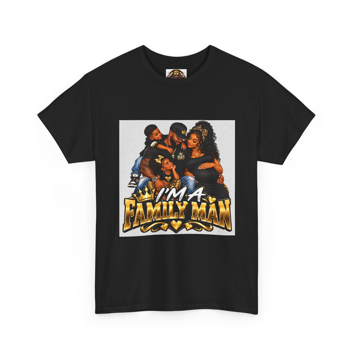 I'm a Family Man Tee — "King of My Castle" Family Graphic T-Shirt