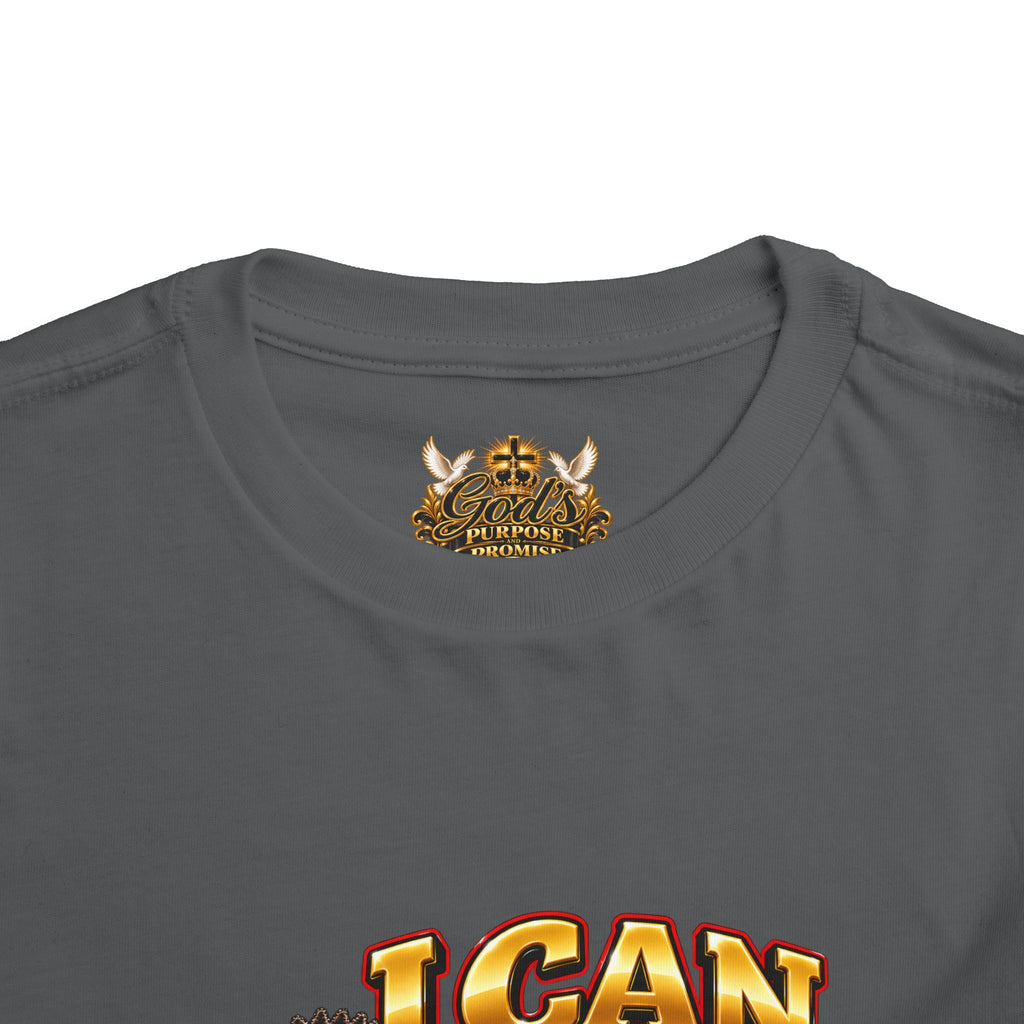 Toddler Tee — "I Can Count to Five But I Can Only Tie My Shoe" Graphic