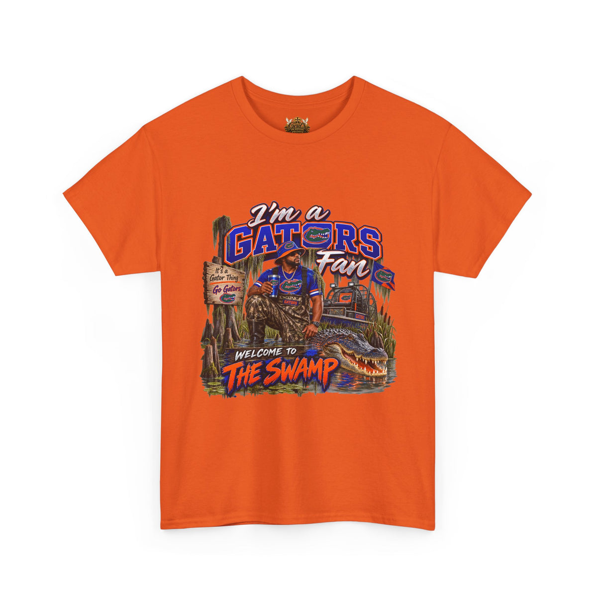 Gators Fan T-Shirt – “I’m a Gators Fan / Gator For Life” Swamp Football Tee