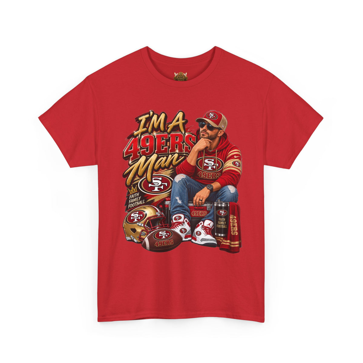 49ers Fan T-Shirt - "I'm a 49ers Man" Vintage Football Tee
