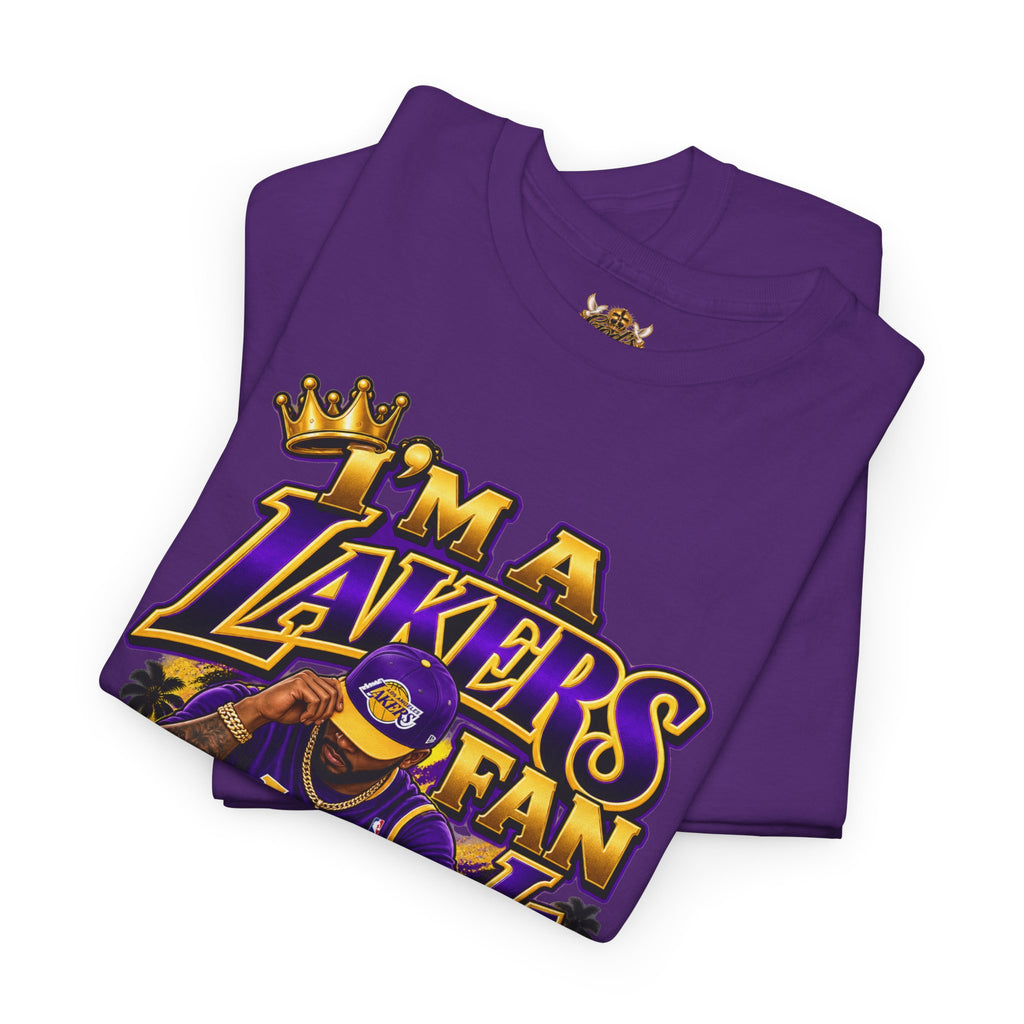 Lakers For Life T-Shirt – I’m a Lakers Fan Graphic Tee