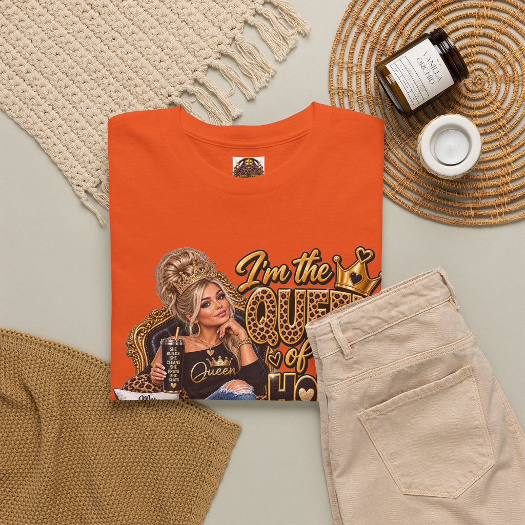 Queen of My House T-Shirt — Funny Leopard Mom Tee