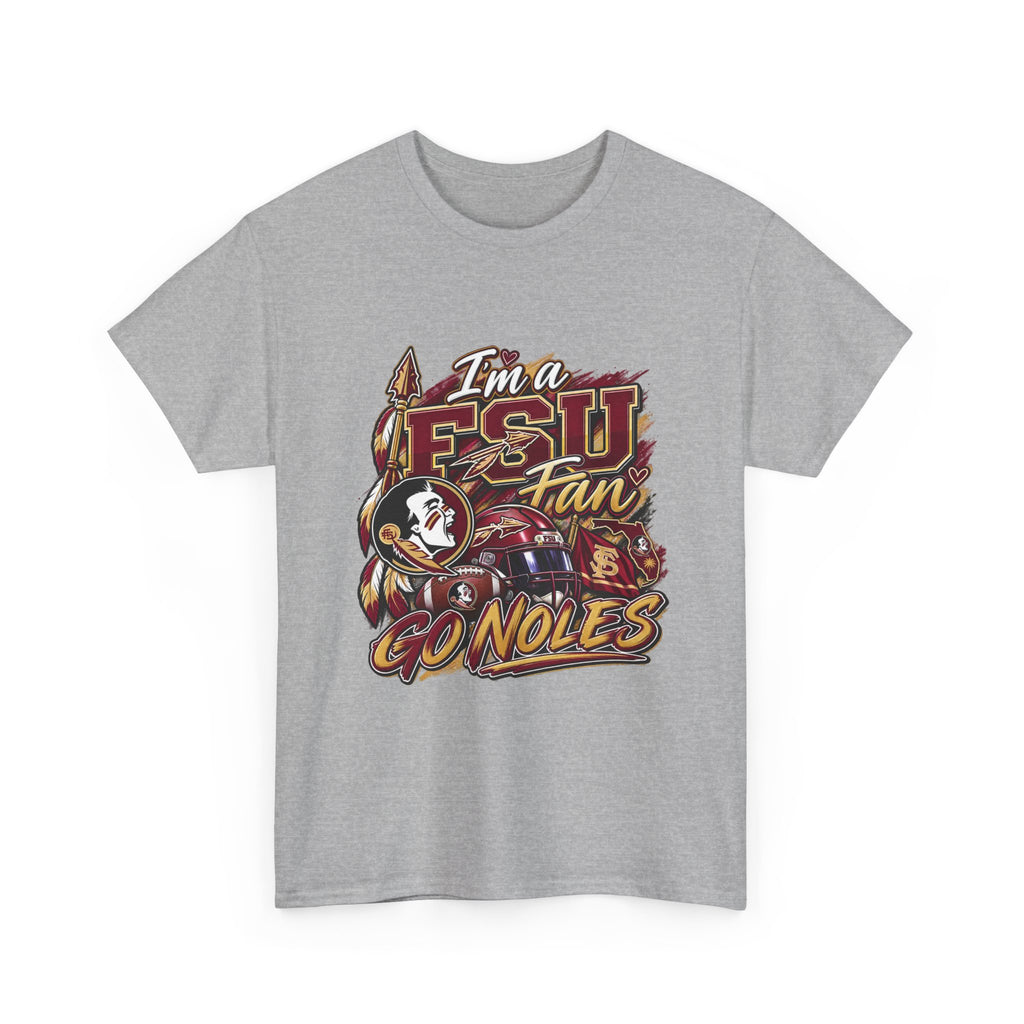 FSU Fan Tee – "I'm a FS U Fan Go Noles" Florida State Seminoles Graphic T-Shirt