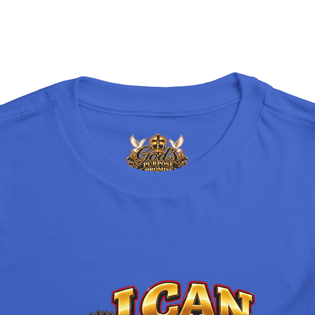 Toddler Tee — "I Can Count to Five But I Can Only Tie My Shoe" Graphic