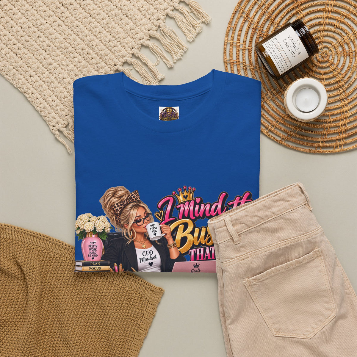 Mind the Business T‑Shirt — "Mind the Business That Pays Me" Graphic Tee for Boss Ladies