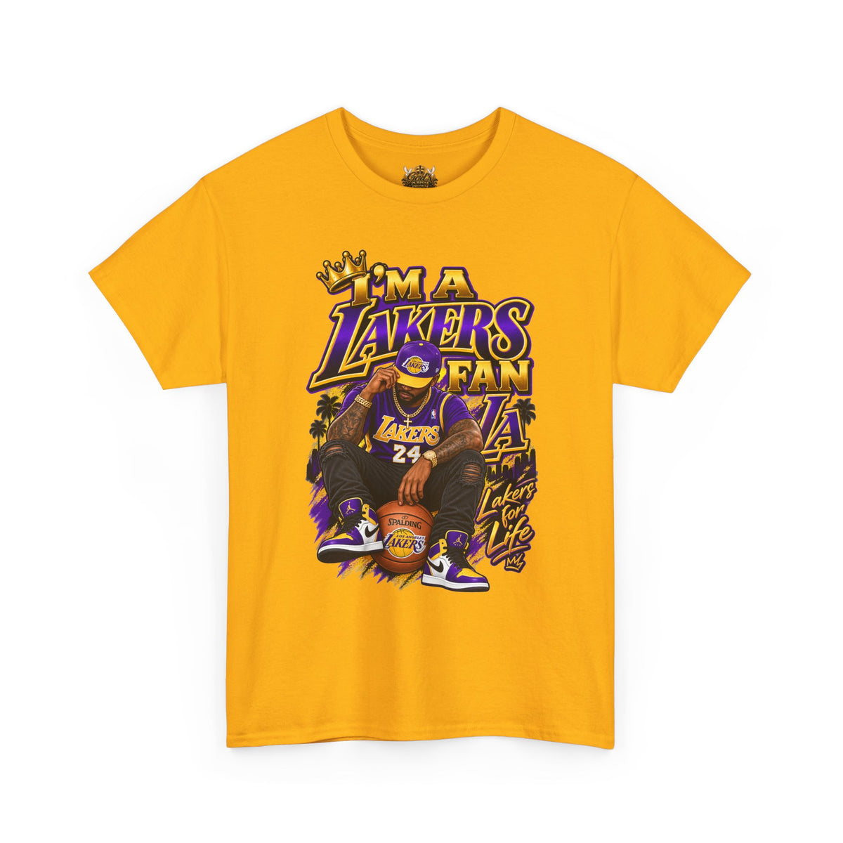 Lakers For Life T-Shirt – I’m a Lakers Fan Graphic Tee