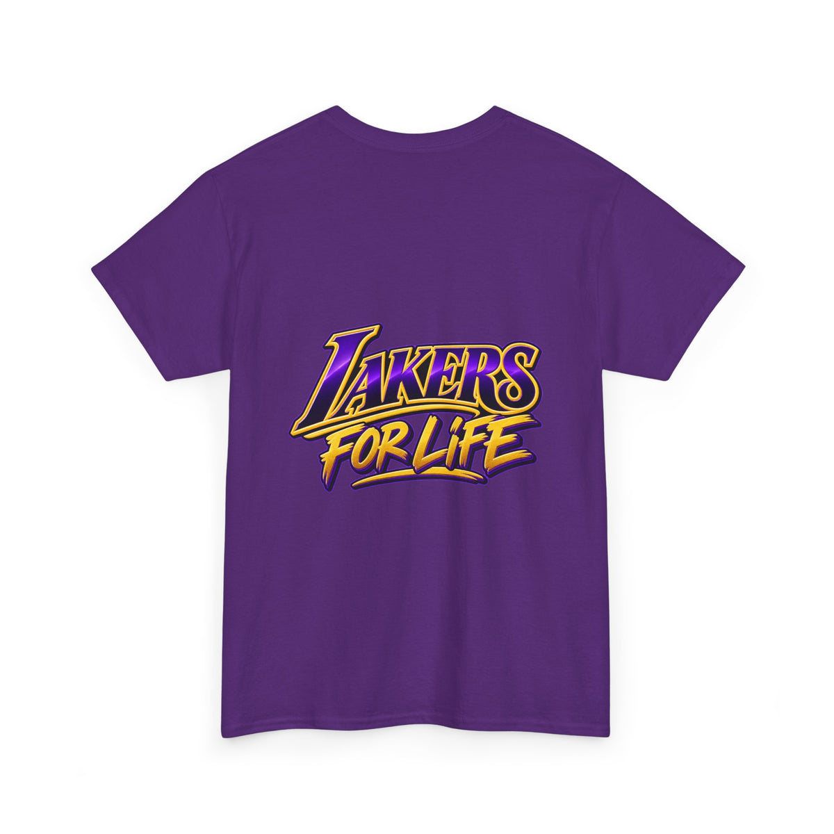 Lakers Fan T-Shirt — "I’m a Lakers Fan" Front & "Lakers For Life" Back