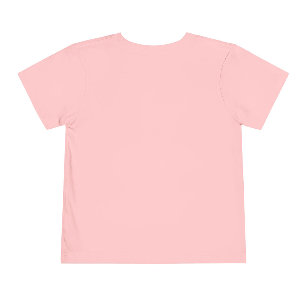 Toddler Tee — "I'm a Project Baby" Afro Girl Construction Graphic