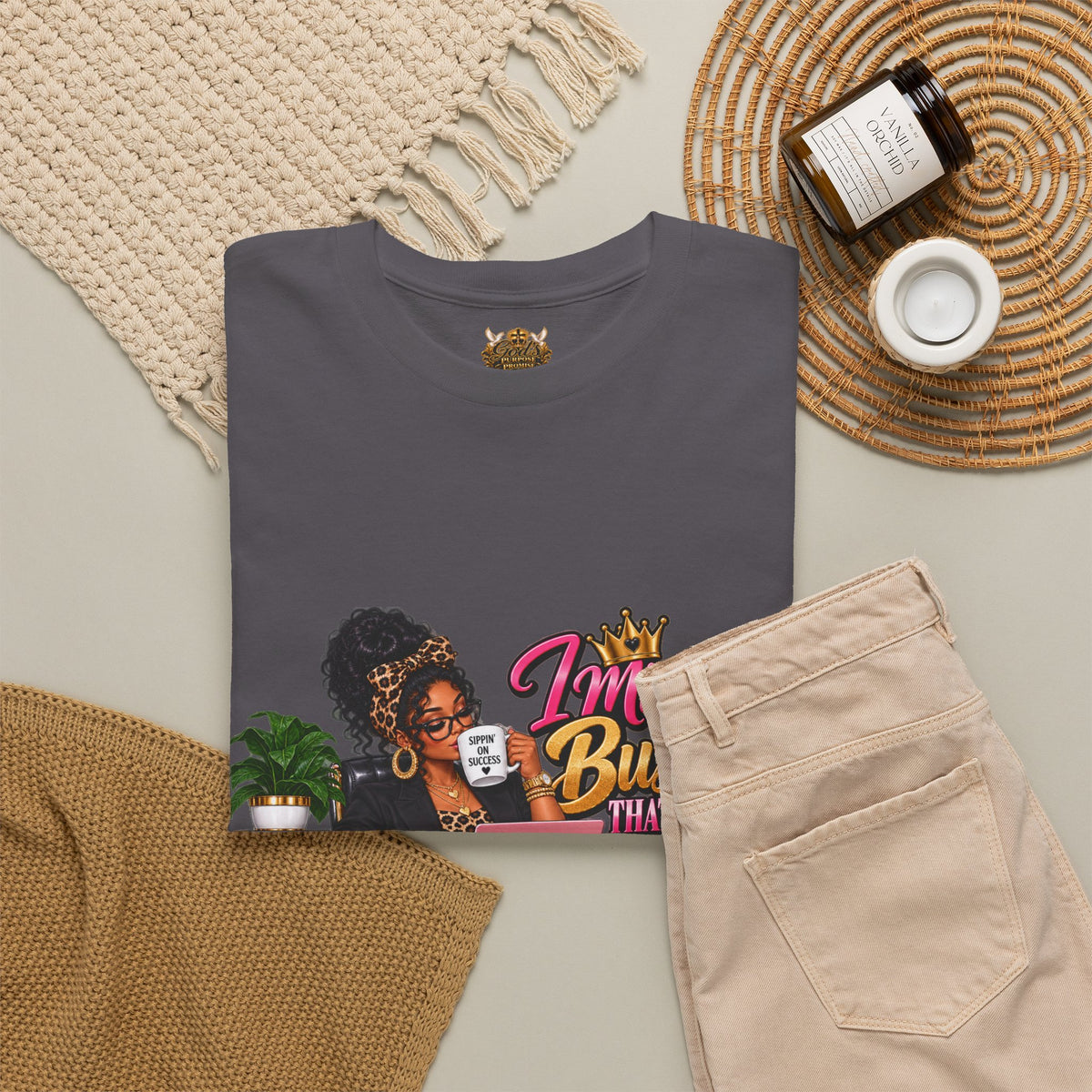 Boss Woman Tee – "Mind the Business, Baby Pays Me" Graphic T-Shirt