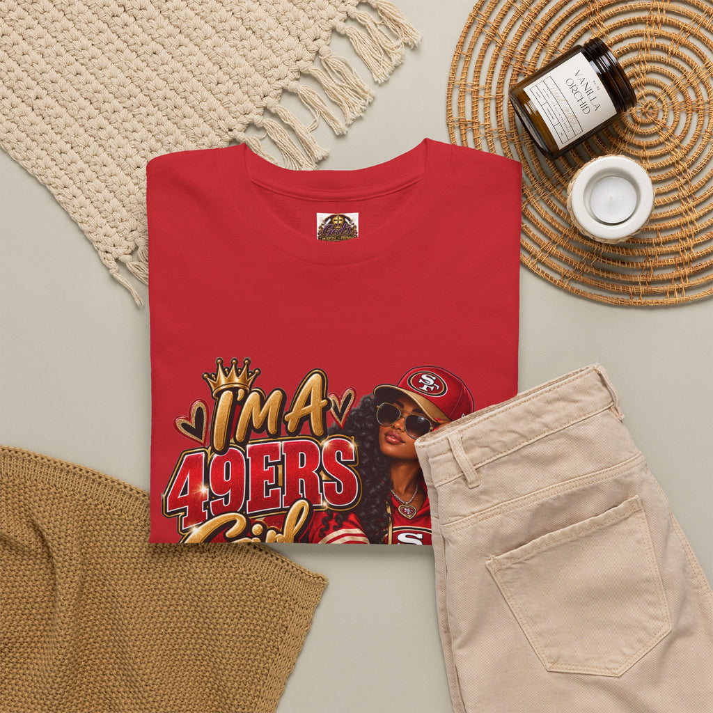 49ers Girl T-Shirt — "I'm a 49ers Girl" Fan Tee, Go Niners Football Shirt