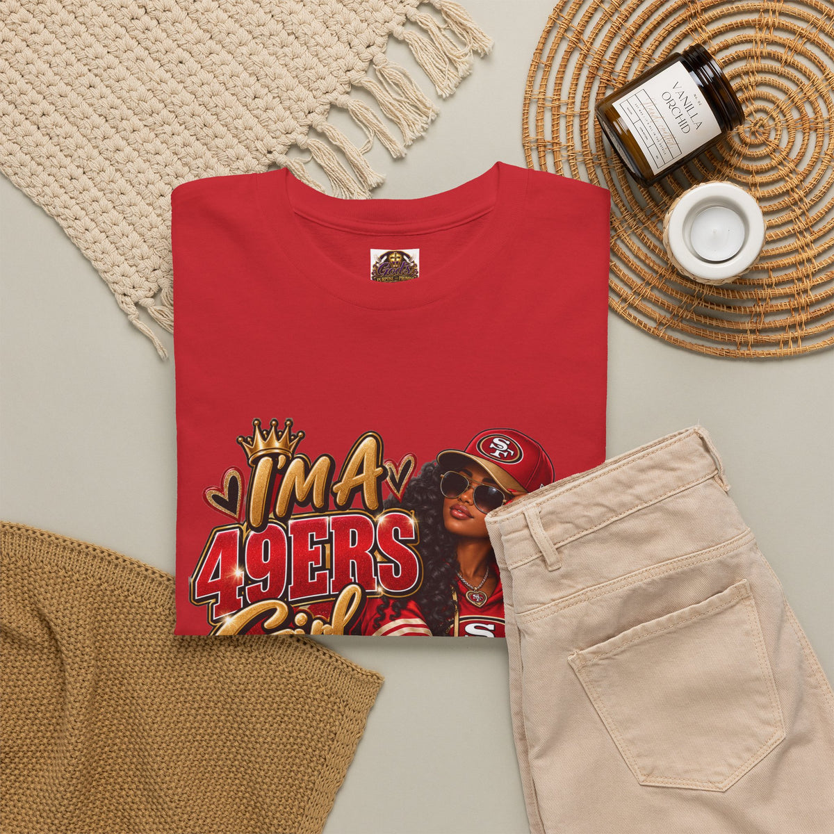49ers Girl T-Shirt — "I'm a 49ers Girl" Fan Tee, Go Niners Football Shirt