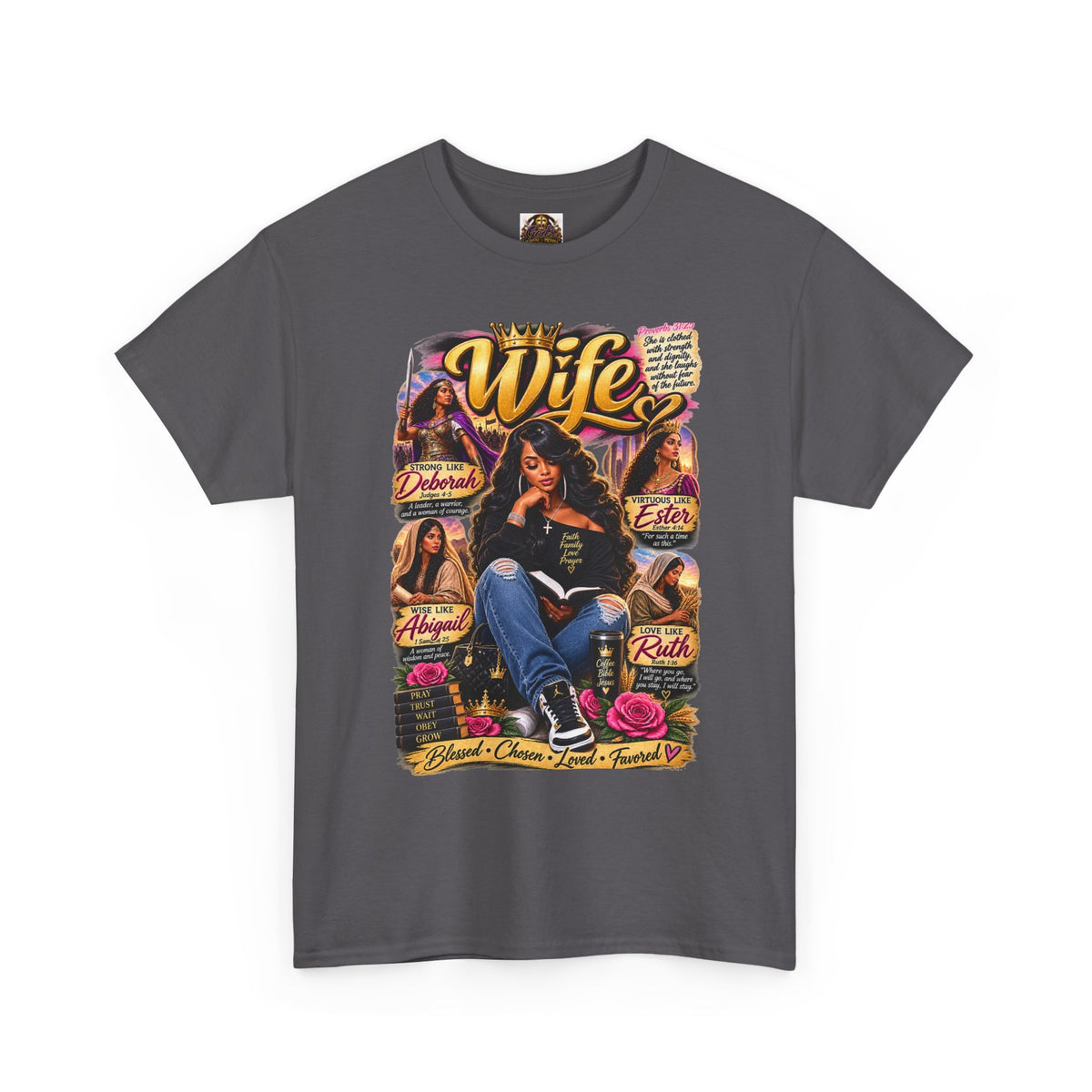 Wife Vintage Collage Tee