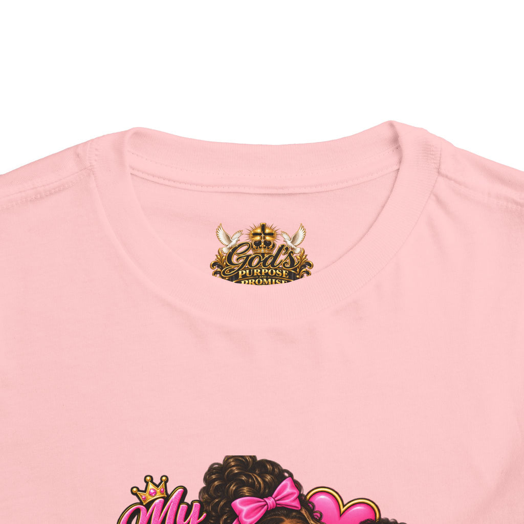 Toddler Tee — “My Mom Calls Me Her Little Princess” Cute Pink Princess Graphic
