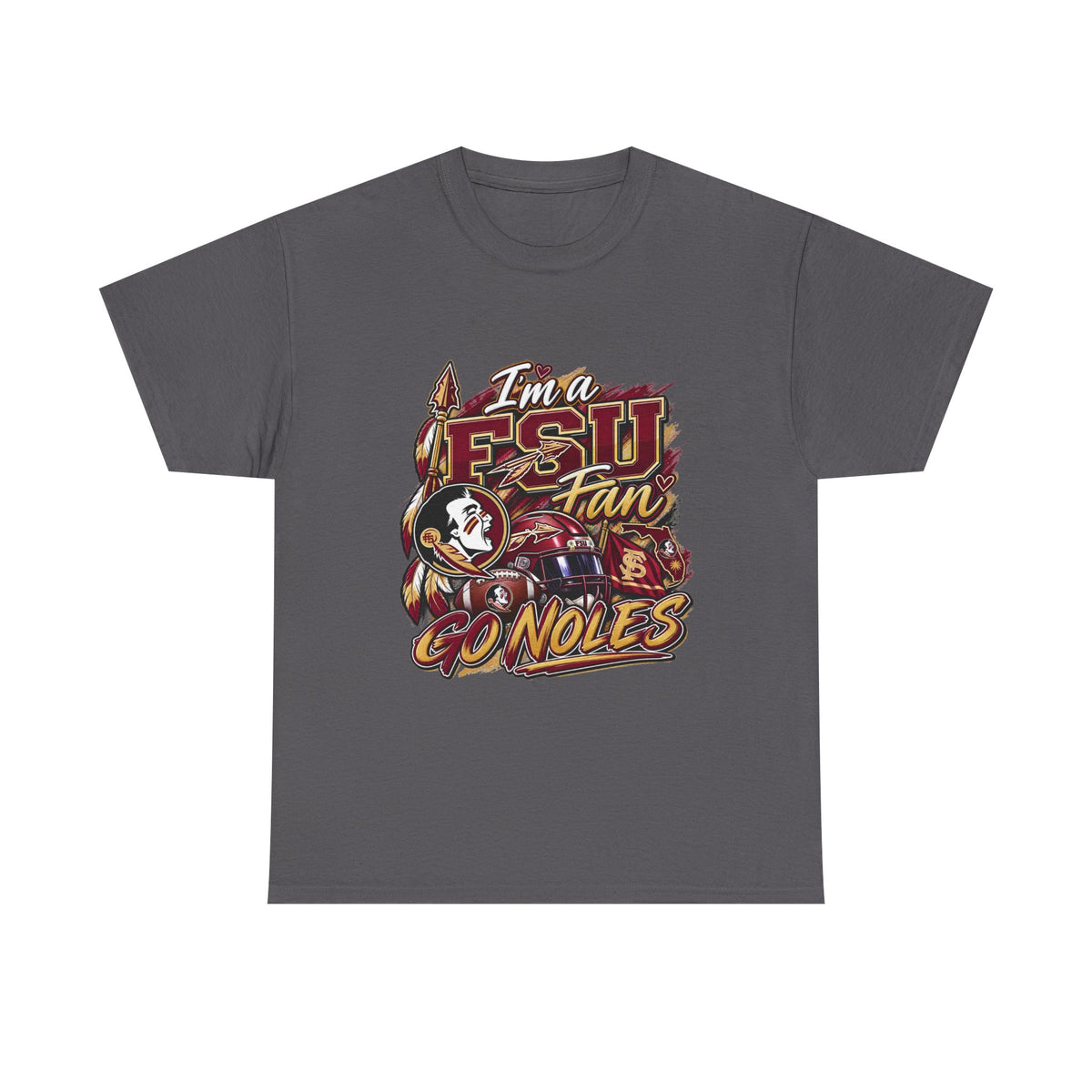 FSU Fan Tee – "I'm a FS U Fan Go Noles" Florida State Seminoles Graphic T-Shirt