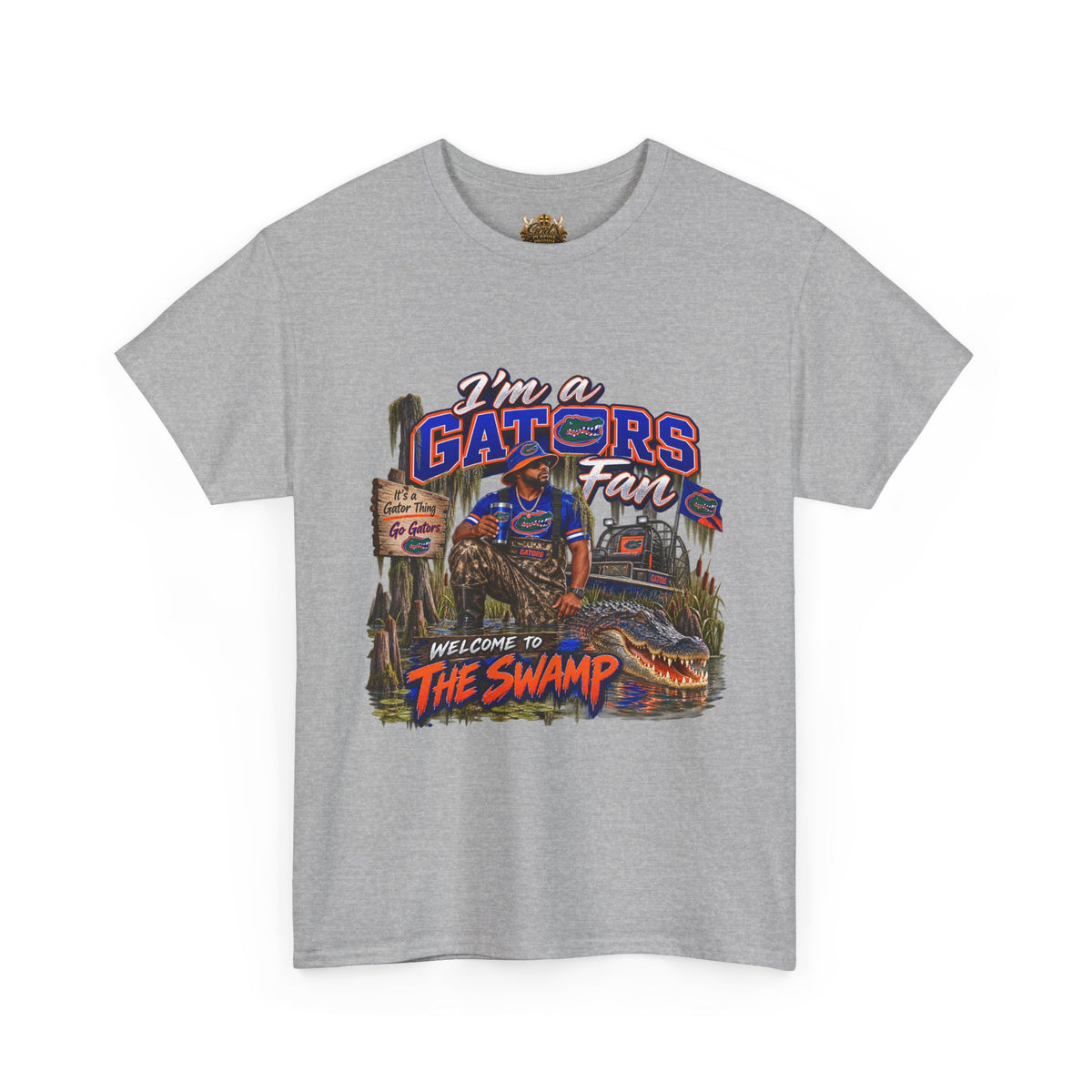 Gators Fan T-Shirt – “I’m a Gators Fan / Gator For Life” Swamp Football Tee
