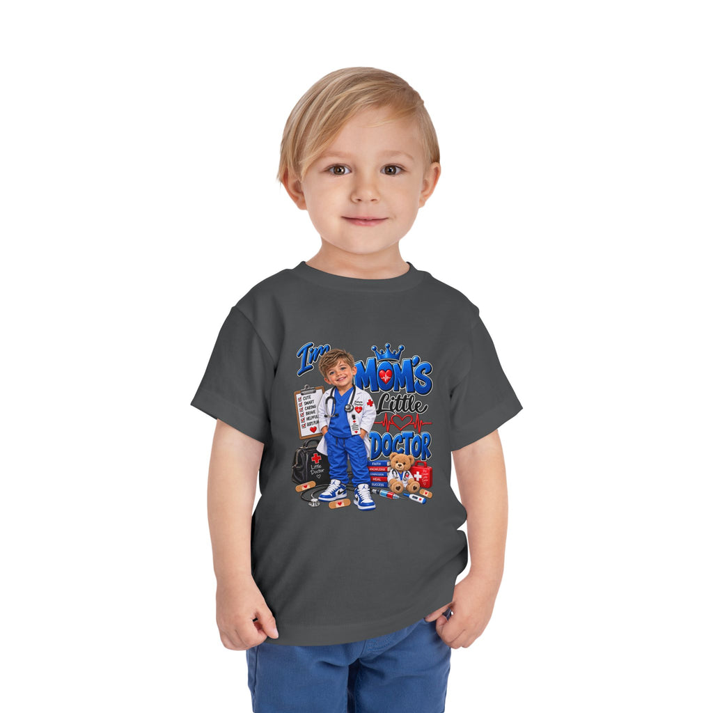 Toddler Tee — Mom's Little Doctor Graphic Shirt
