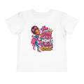 Toddler Tee — "I'm Too Cute to Be Mom's Problem Child" Cute Girl Graphic