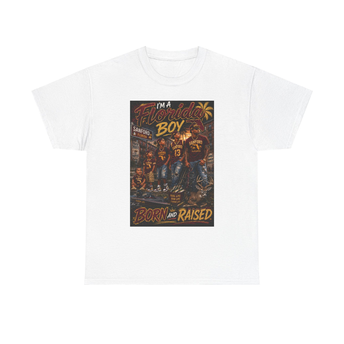 Florida Boy Born and Raised T-Shirt