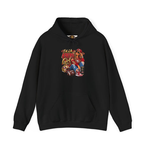 49ers Retro Fan Hoodie — "Go Niners" Vintage Football Graphic