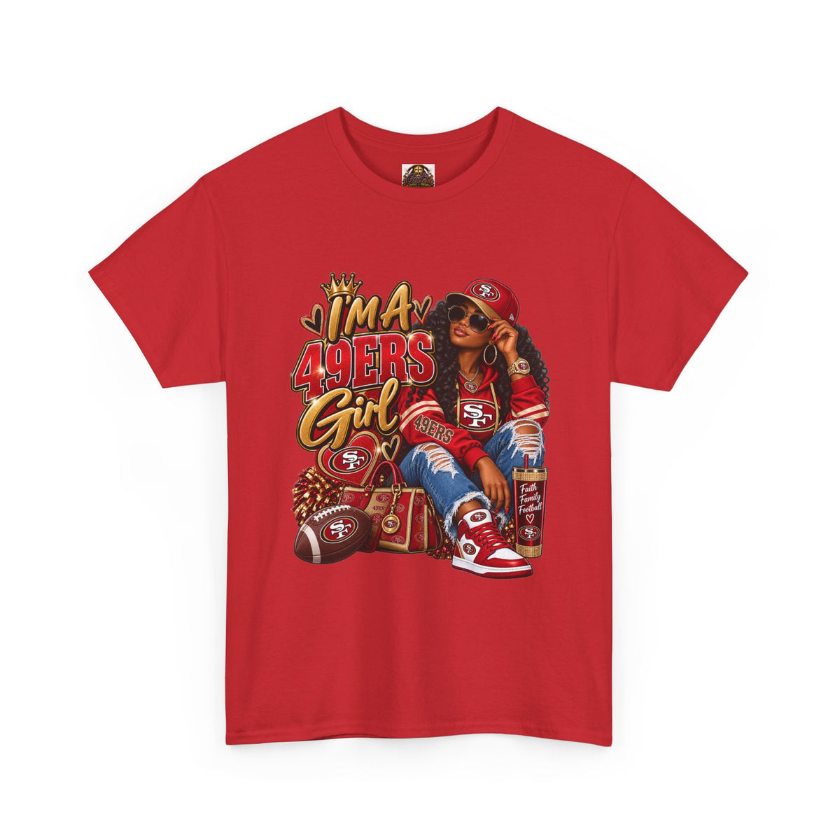 49ers Girl T-Shirt — "I'm a 49ers Girl" Fan Tee, Go Niners Football Shirt