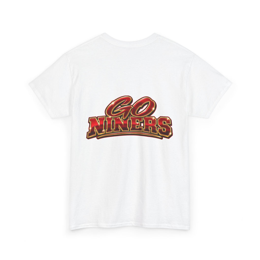 49ers Girl T-Shirt — "I'm a 49ers Girl" Fan Tee with Go Niners Backprint