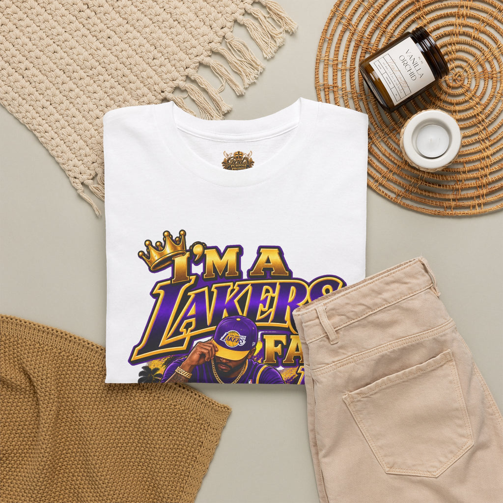 Lakers For Life T-Shirt – I’m a Lakers Fan Graphic Tee