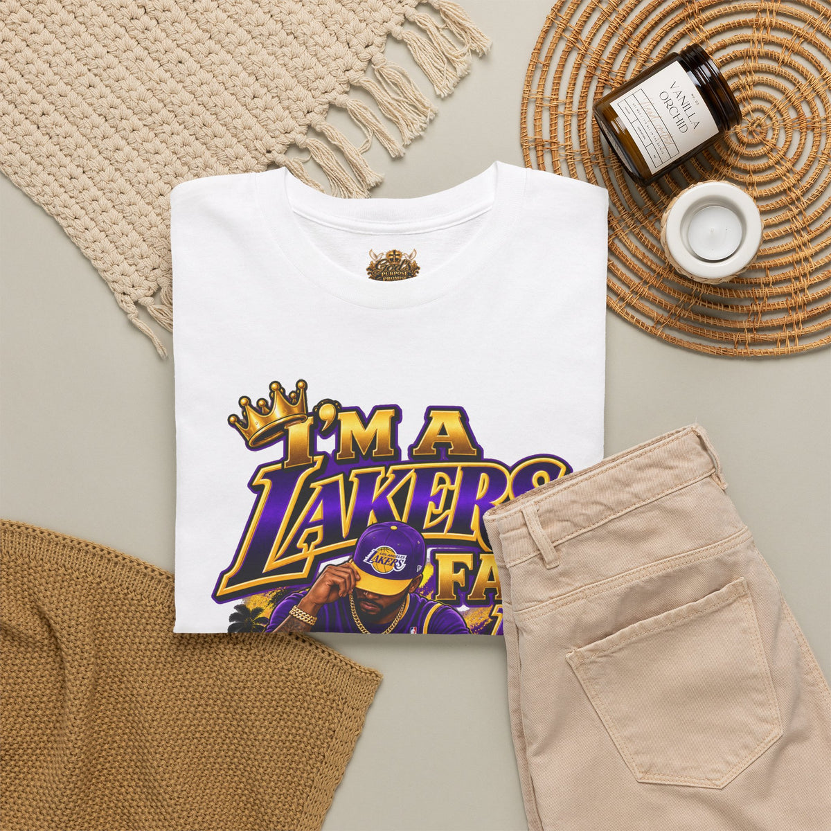 Lakers For Life T-Shirt – I’m a Lakers Fan Graphic Tee