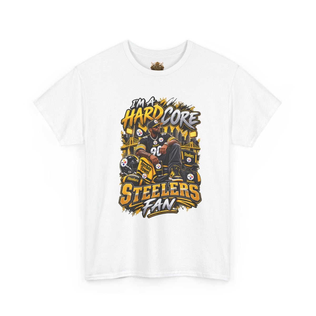 Hardcore Steelers Fan T-Shirt — Retro Pittsburgh Football Tee