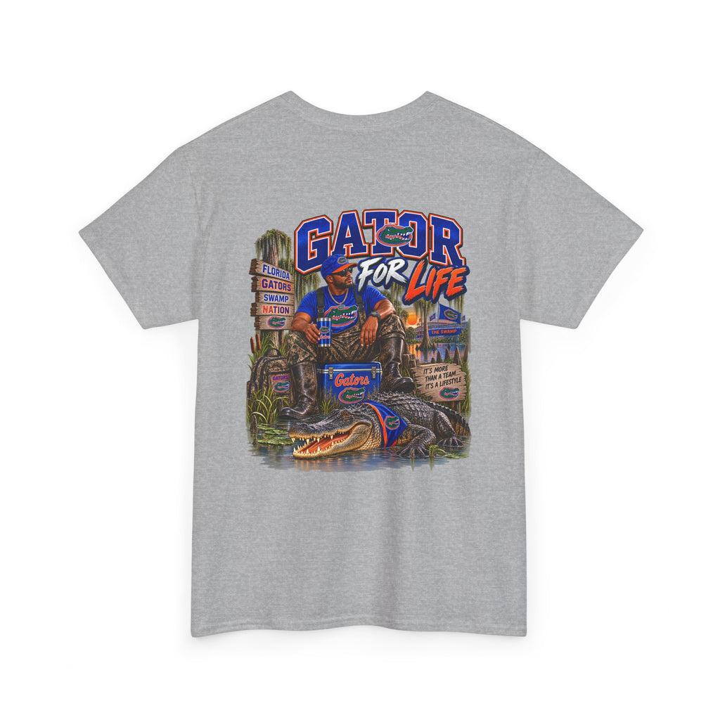 Gators Fan T-Shirt – “I’m a Gators Fan / Gator For Life” Swamp Football Tee