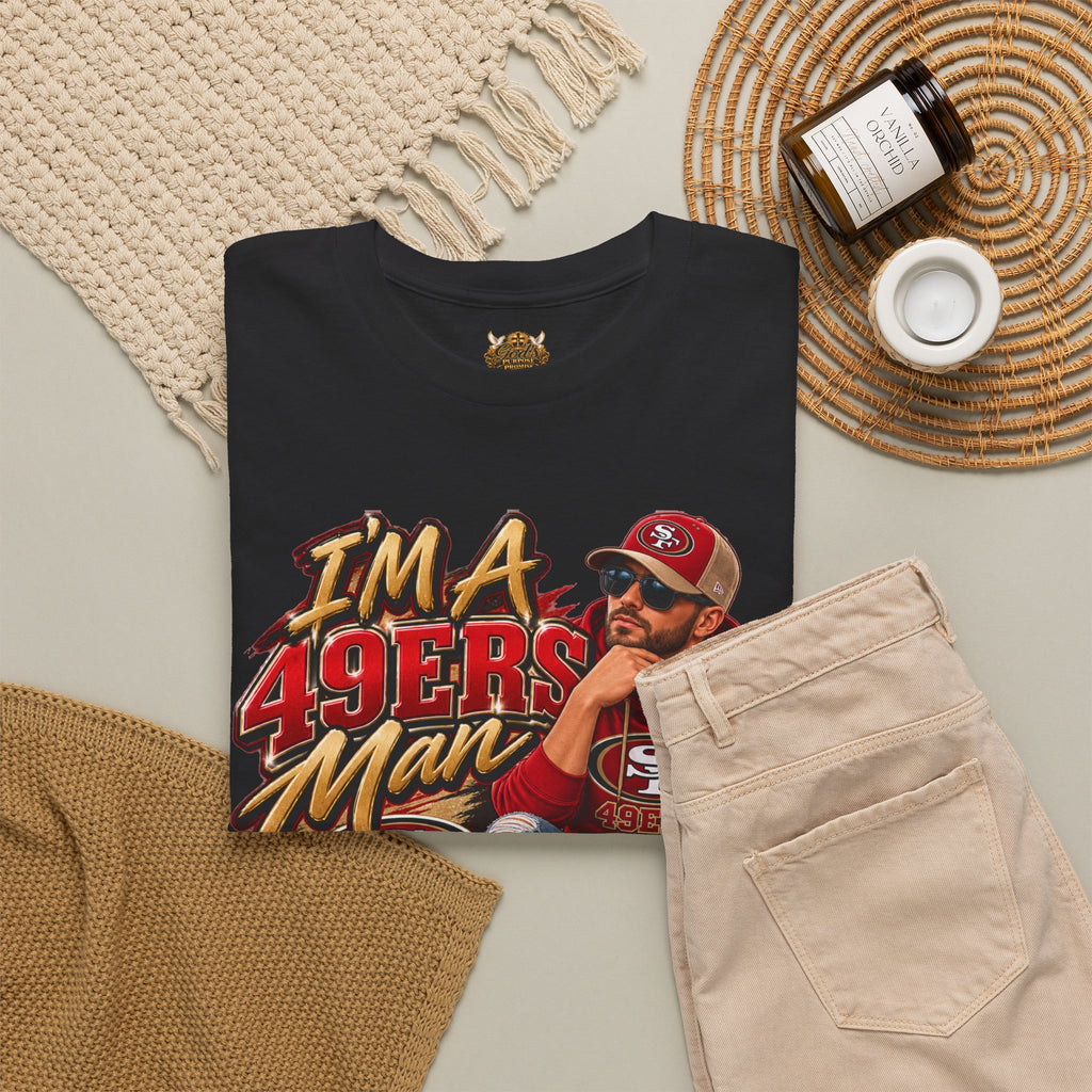 49ers Fan T-Shirt - "I'm a 49ers Man" Vintage Football Tee