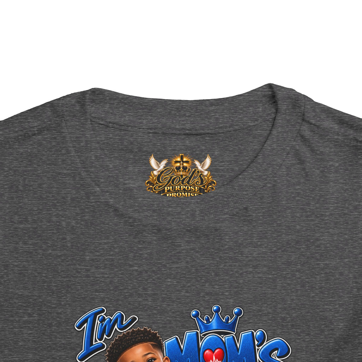 Toddler 'Mom's Little Doctor' Short Sleeve Tee - Cute Kids Doctor Playful Shirt