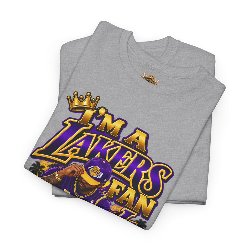 Lakers For Life T-Shirt – I’m a Lakers Fan Graphic Tee