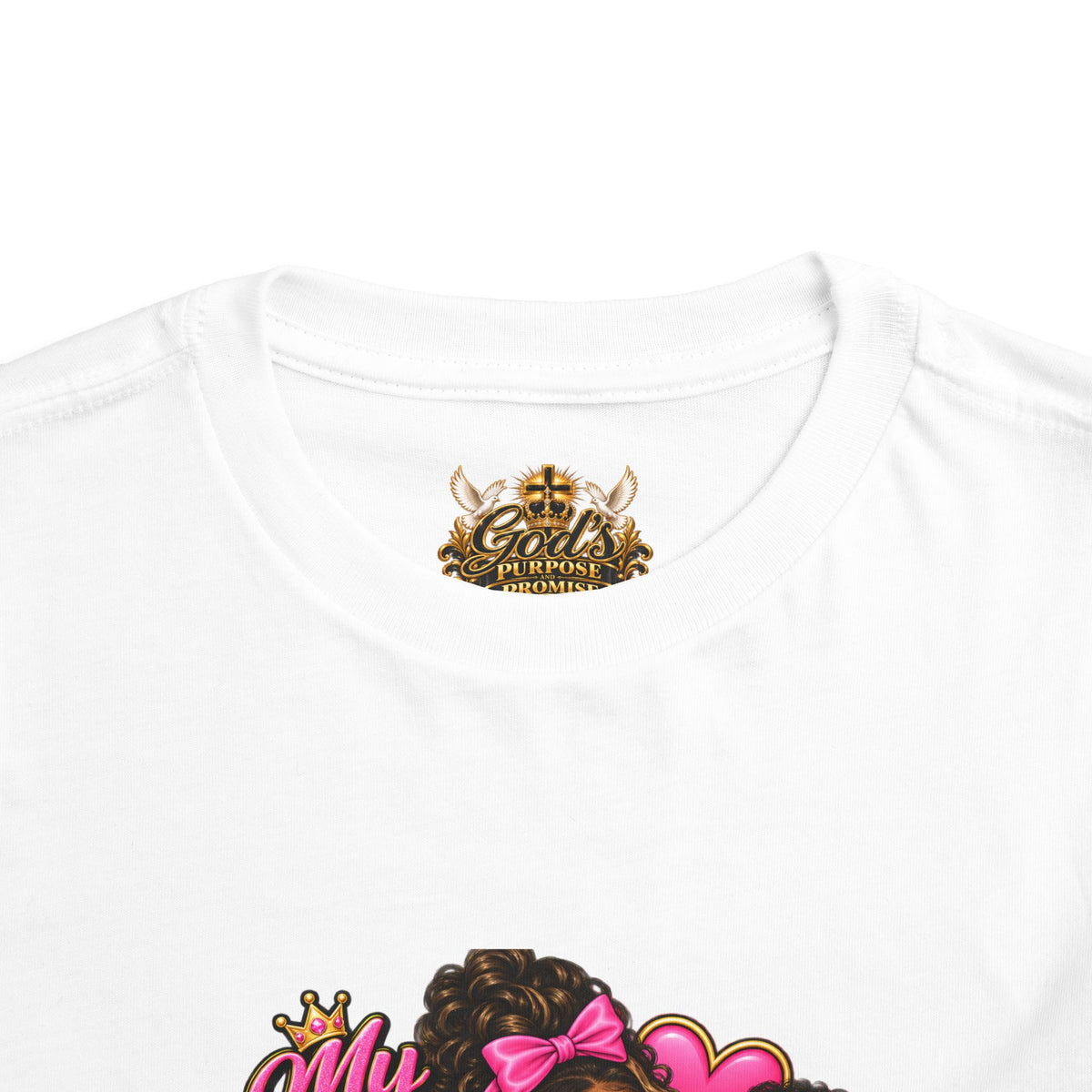 Toddler Tee — “My Mom Calls Me Her Little Princess” Cute Pink Princess Graphic